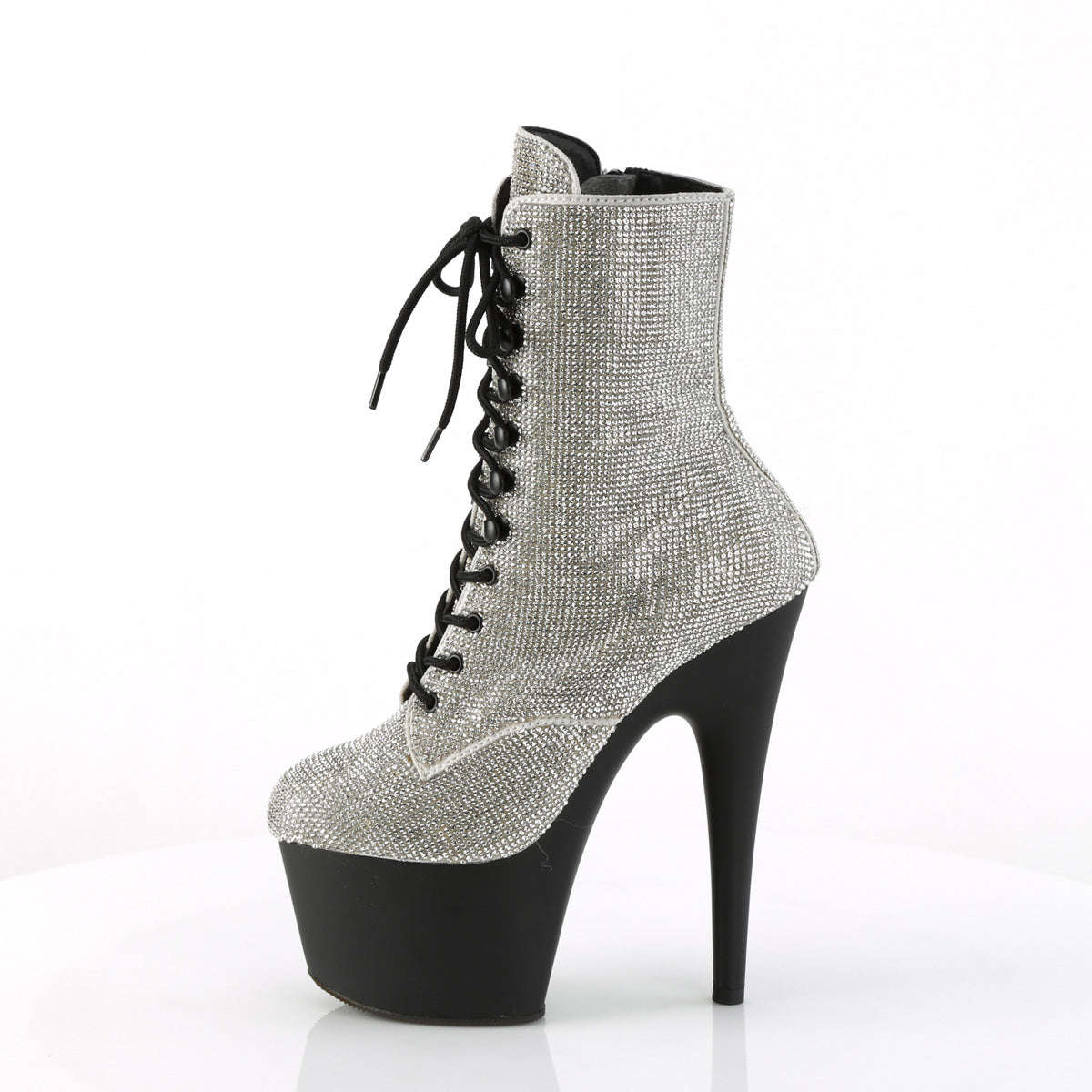 【PLEASER】ADORE-1020RS シューズ Slv RS/Black Matte【取寄】