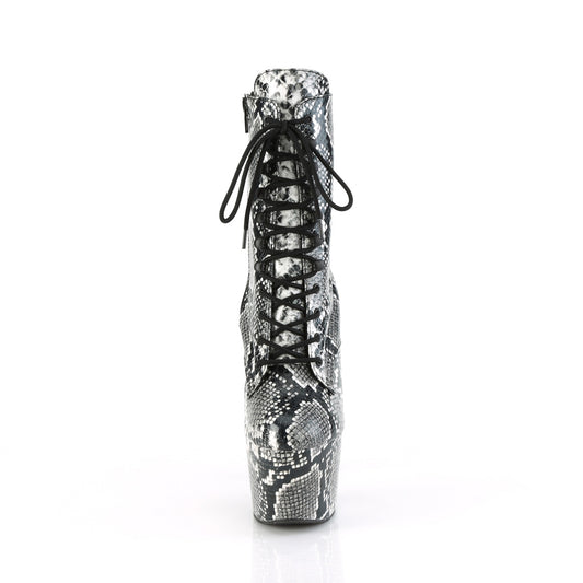 【PLEASER】ADORE-1020SPWR プラットフォームシューズ Blk Snake Print/Blk Snake Print【取寄】