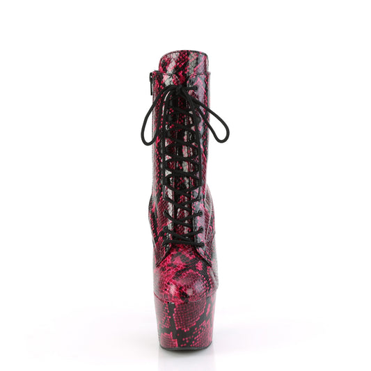【PLEASER】ADORE-1020SPWR プラットフォームシューズ H. Pink Snake Print/H. Pink Snake Print【取寄】
