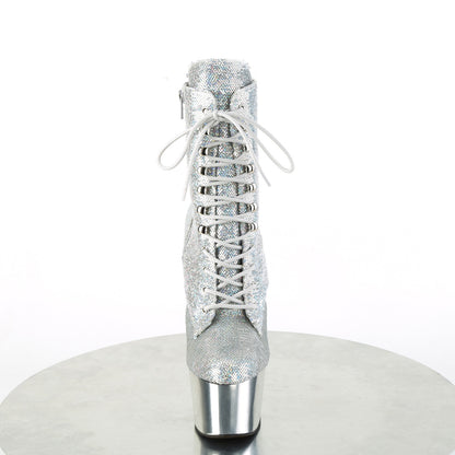 【PLEASER】ADORE-1020SQ-02 シューズ Slv Holo Sequins/Slv Chrome【取寄】