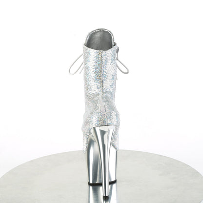 【PLEASER】ADORE-1020SQ-02 シューズ Slv Holo Sequins/Slv Chrome【取寄】