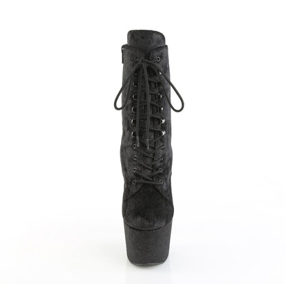 【PLEASER】ADORE-1020WR シューズ Blk Shimmering Fabric/Blk【取寄】