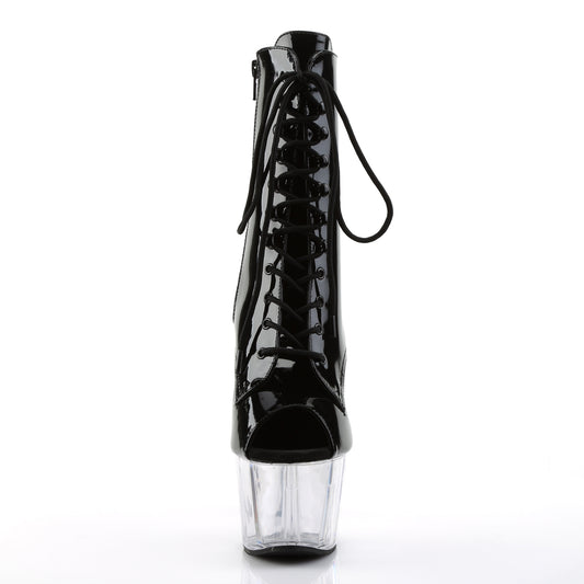 【PLEASER】ADORE-1021 プラットフォームシューズ Blk Pat/Clr【取寄】