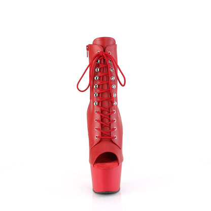 【PLEASER】ADORE-1021 シューズ Red Faux Le/Red Matte【取寄】