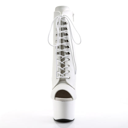 【PLEASER】ADORE-1021 シューズ Wht Faux Leather/Wht【取寄】