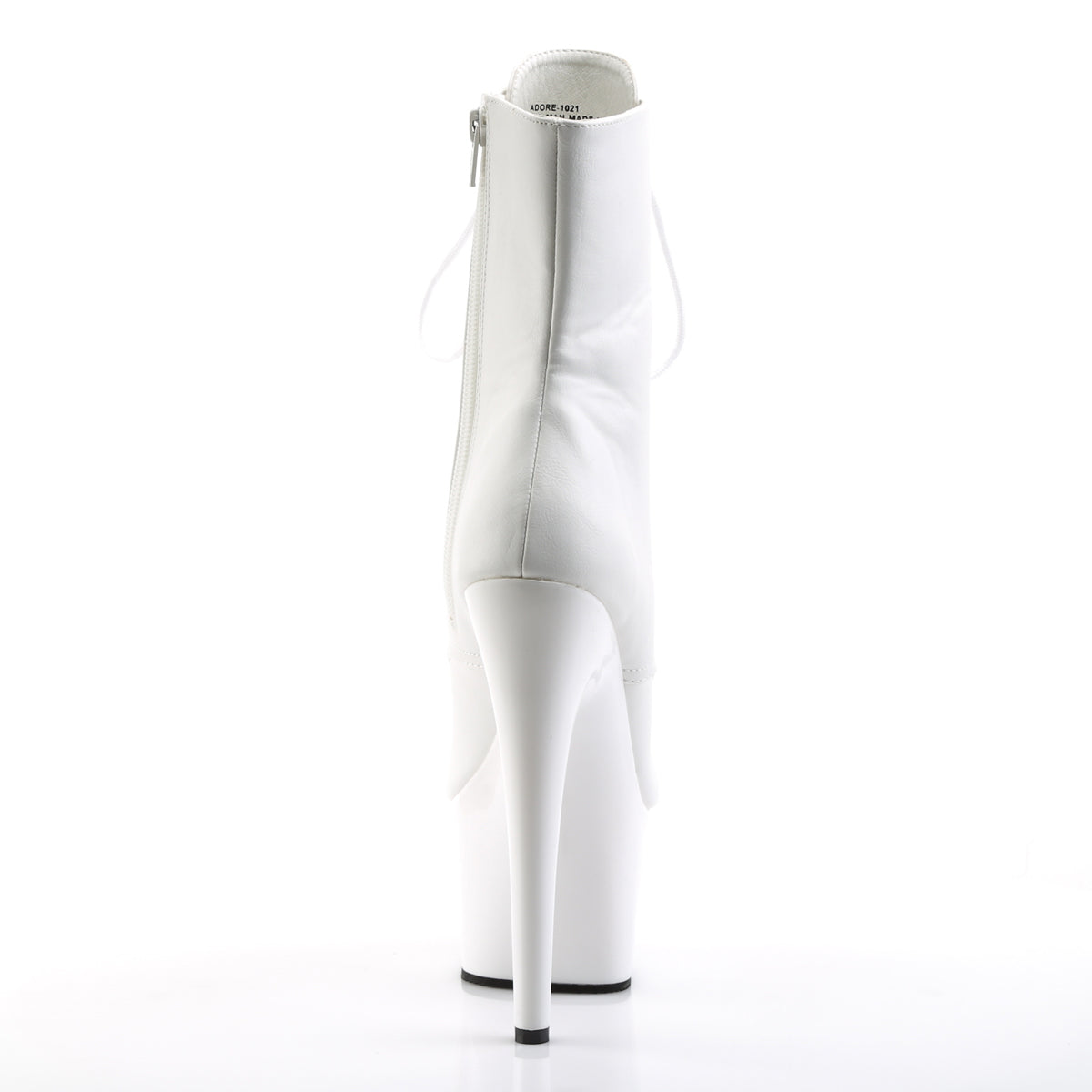 【PLEASER】ADORE-1021 シューズ Wht Faux Leather/Wht【取寄】