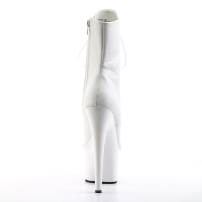 【PLEASER】ADORE-1021 シューズ Wht Faux Leather/Wht【取寄】