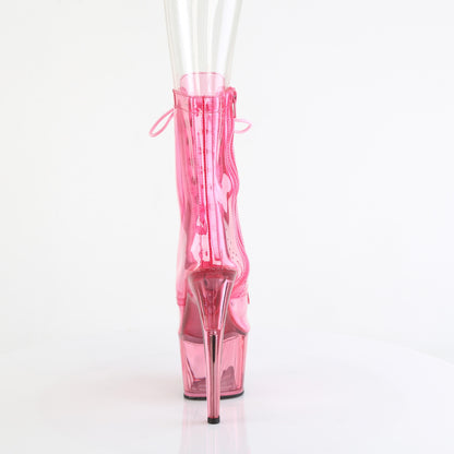 【PLEASER】ADORE-1021C-T シューズ B. Pink Translucent PVC/B.G. Pink Tinted【取寄】