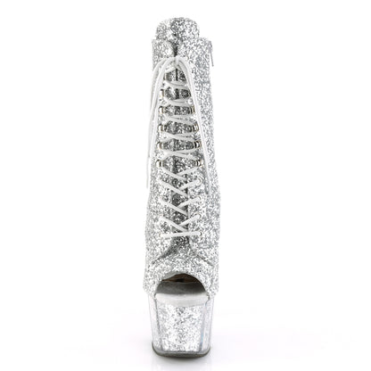 【PLEASER】ADORE-1021G シューズ Slv Glitter/Slv Gliteer【取寄】