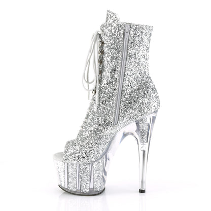 【PLEASER】ADORE-1021G シューズ Slv Glitter/Slv Gliteer【取寄】