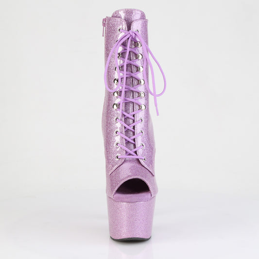 【PLEASER】ADORE-1021GP プラットフォームシューズ Lilac Glitter Pat/M【取寄】