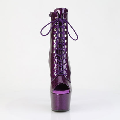 【PLEASER】ADORE-1021GP シューズ Purple Glitter Pat/M【取寄】