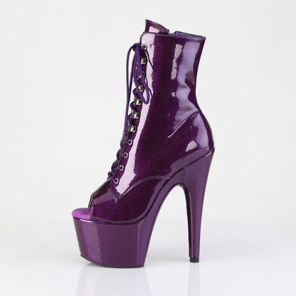 【PLEASER】ADORE-1021GP シューズ Purple Glitter Pat/M【取寄】