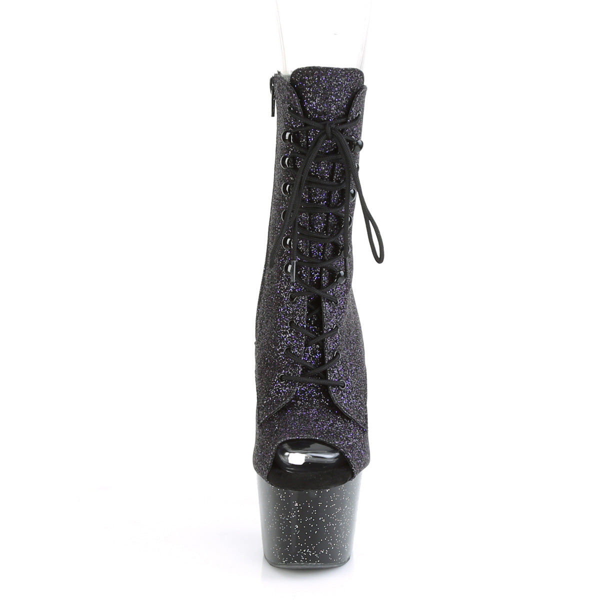 【PLEASER】ADORE-1021MG シューズ Purple Glitter/Blk【取寄】