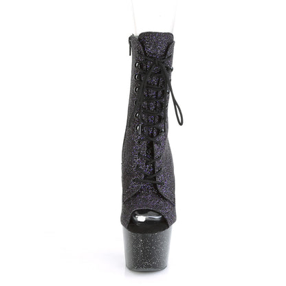 【PLEASER】ADORE-1021MG シューズ Purple Glitter/Blk【取寄】