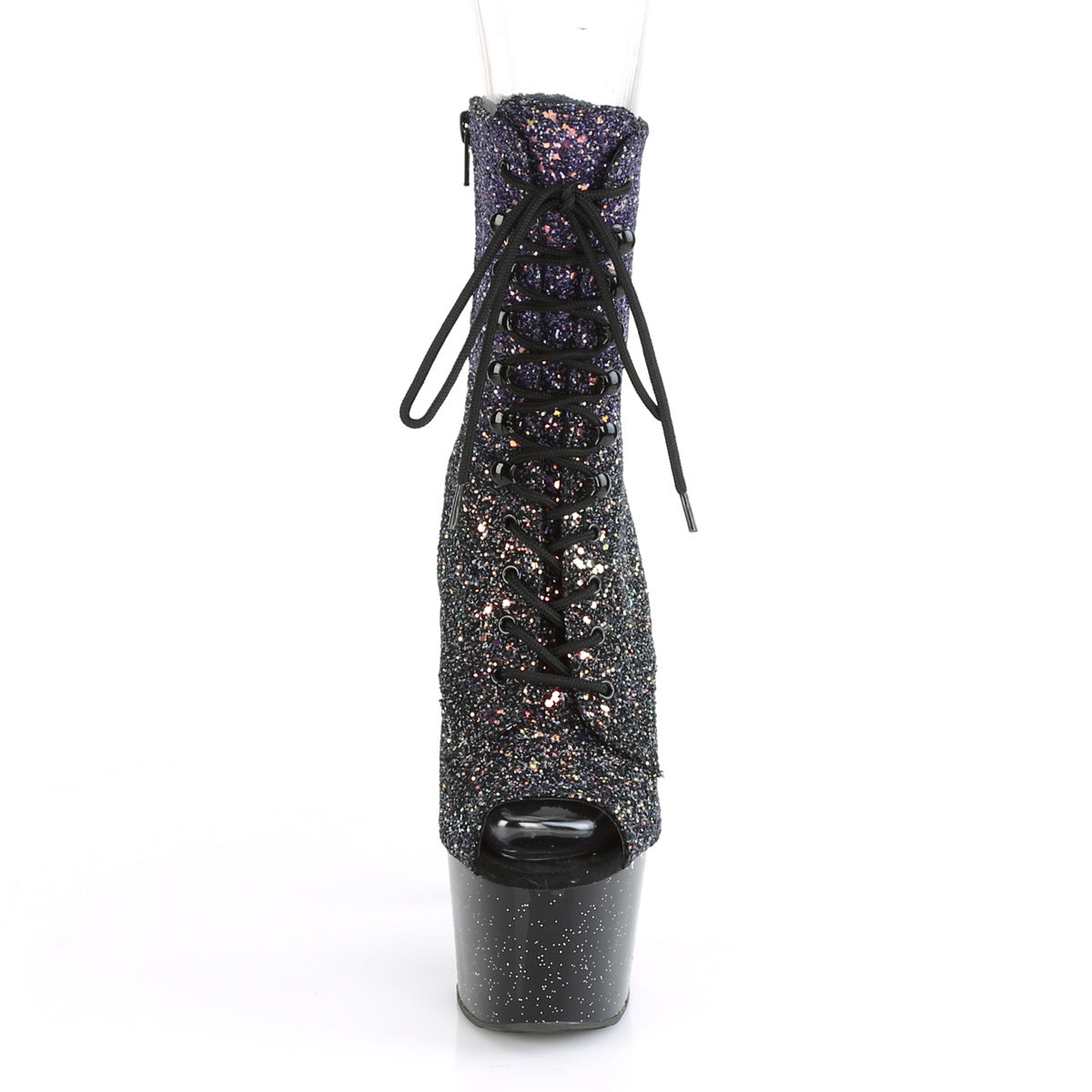 【PLEASER】ADORE-1021OMBG シューズ Purple Multi Glitter/Blk【取寄】