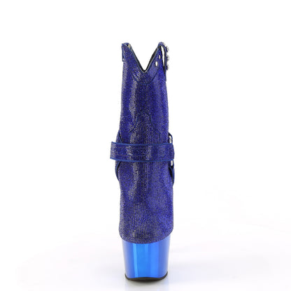 【PLEASER】ADORE-1029CHRS シューズ Royal Blue RS/Royal Blue Chrome【取寄】