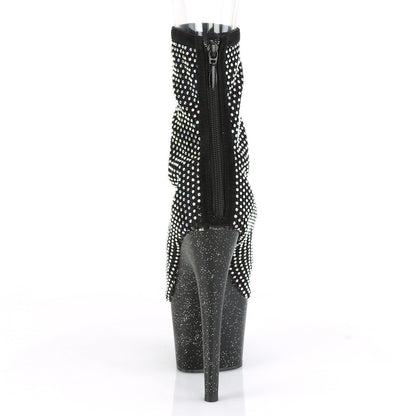 【PLEASER】ADORE-1031GM シューズ Blk Fabric-RS Mesh/Blk Matte【取寄】