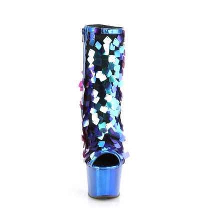【PLEASER】ADORE-1031SSQ シューズ Iri.Green Sequins-R.Blue MetPu/R.BlueChrome【取寄】