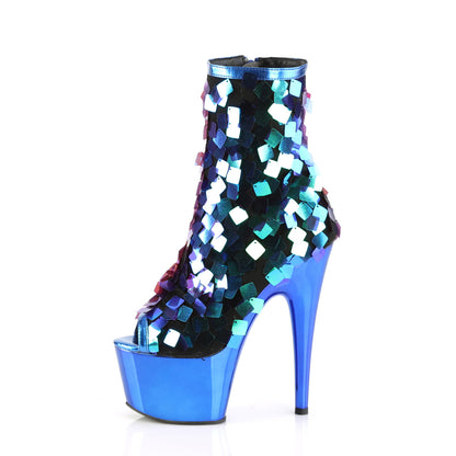 【PLEASER】ADORE-1031SSQ シューズ Iri.Green Sequins-R.Blue MetPu/R.BlueChrome【取寄】