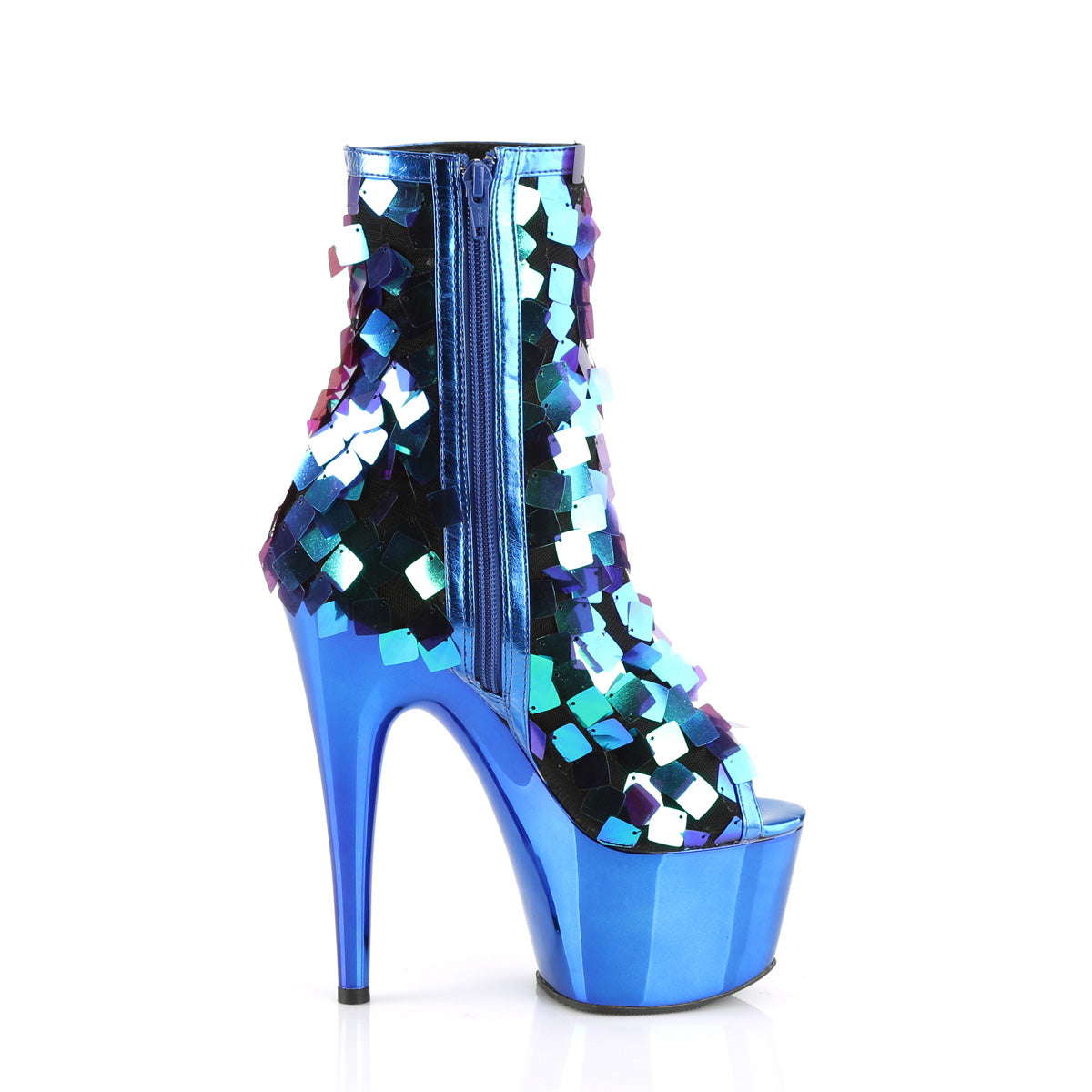【PLEASER】ADORE-1031SSQ シューズ Iri.Green Sequins-R.Blue MetPu/R.BlueChrome【取寄】