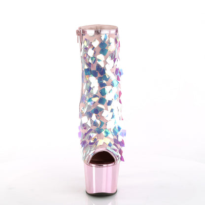 【PLEASER】ADORE-1031SSQ シューズ Iri.Opal Sequin-B.Pink Met Pu/B.Pink Chrome【取寄】