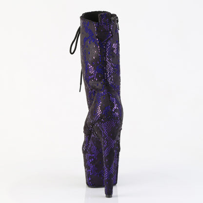 【PLEASER】ADORE-1040SPF シューズ Purple Metallic Snake Print Fabric/M【取寄】