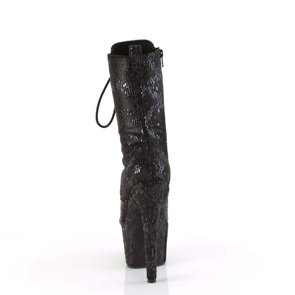 【PLEASER】ADORE-1040SPF シューズ Blk Oil Slick Met. Snake Print Fabric/M【取寄】