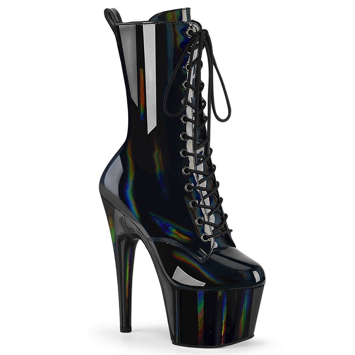 【PLEASER】ADORE-1040WR-HG シューズ Blk Holo Pat/M【取寄】