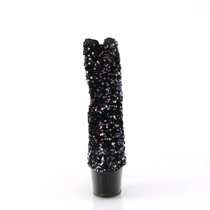 【PLEASER】ADORE-1042SQ シューズ Blk Multi Sequins/Blk【取寄】