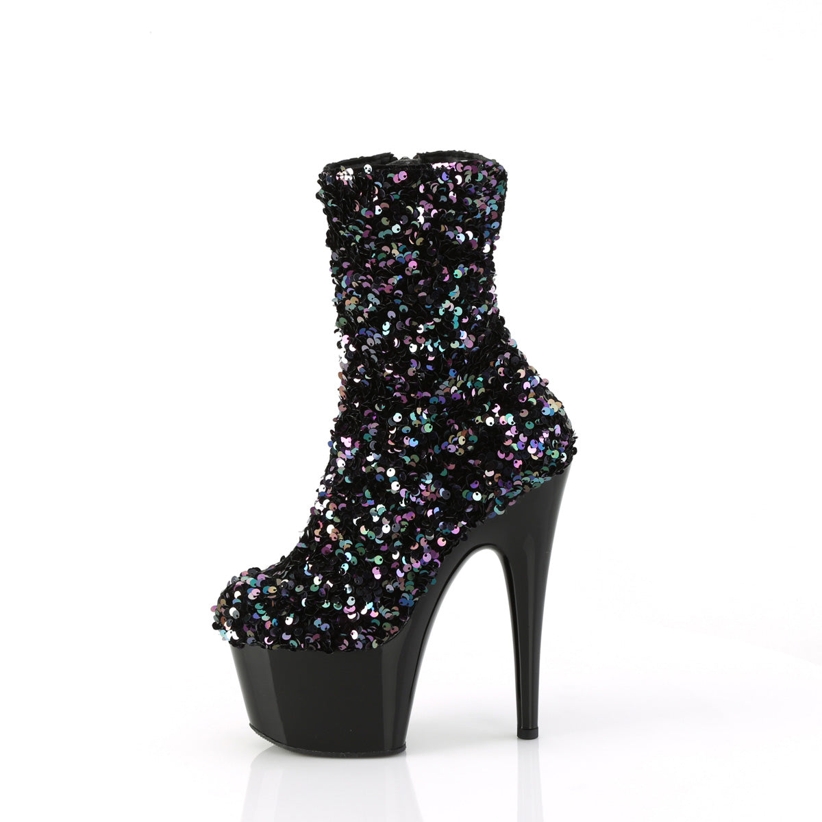 【PLEASER】ADORE-1042SQ シューズ Blk Multi Sequins/Blk【取寄】