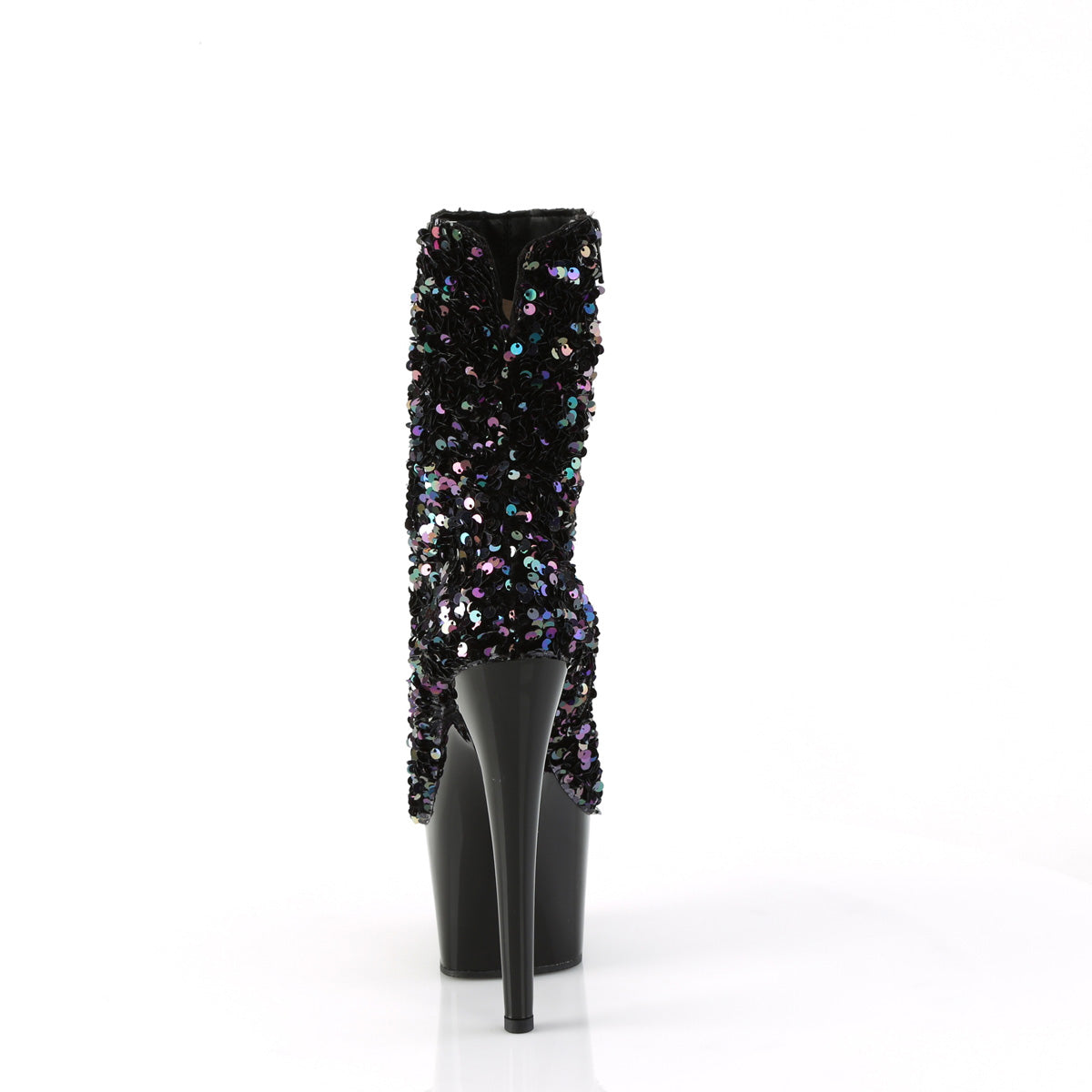 【PLEASER】ADORE-1042SQ シューズ Blk Multi Sequins/Blk【取寄】
