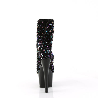 【PLEASER】ADORE-1042SQ シューズ Blk Multi Sequins/Blk【取寄】