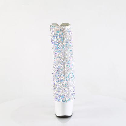 【PLEASER】ADORE-1042SQ シューズ Wht Multi Sequins/Wht【取寄】