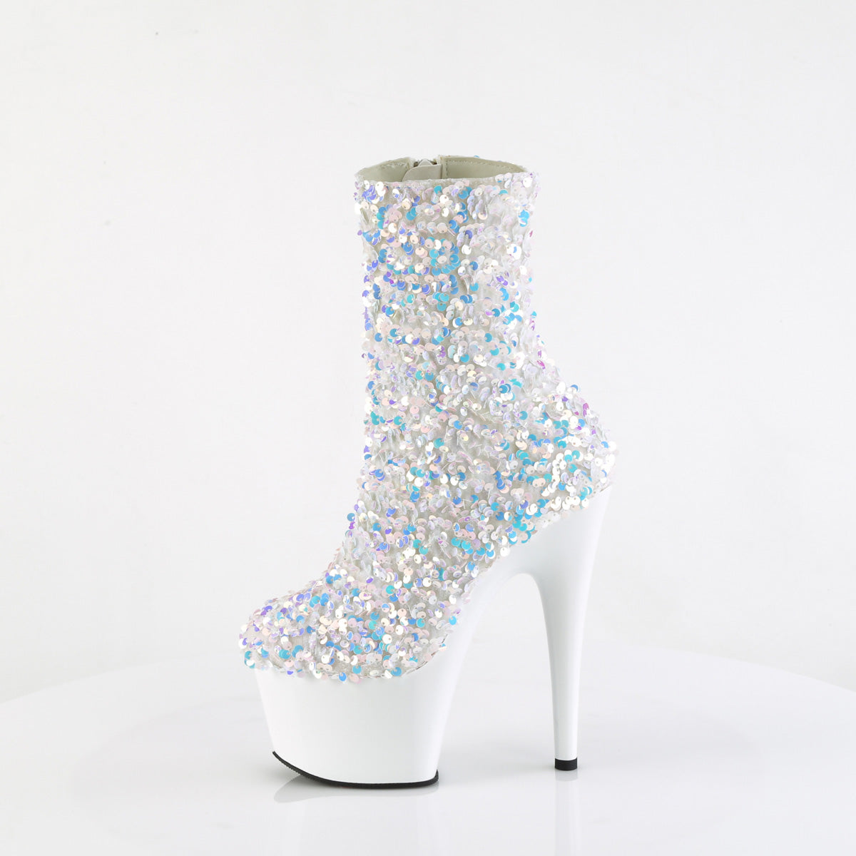 【PLEASER】ADORE-1042SQ シューズ Wht Multi Sequins/Wht【取寄】