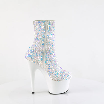 【PLEASER】ADORE-1042SQ シューズ Wht Multi Sequins/Wht【取寄】