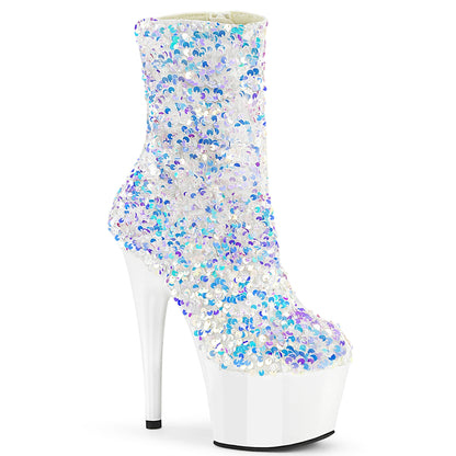 【PLEASER】ADORE-1042SQ シューズ Wht Multi Sequins/Wht【取寄】