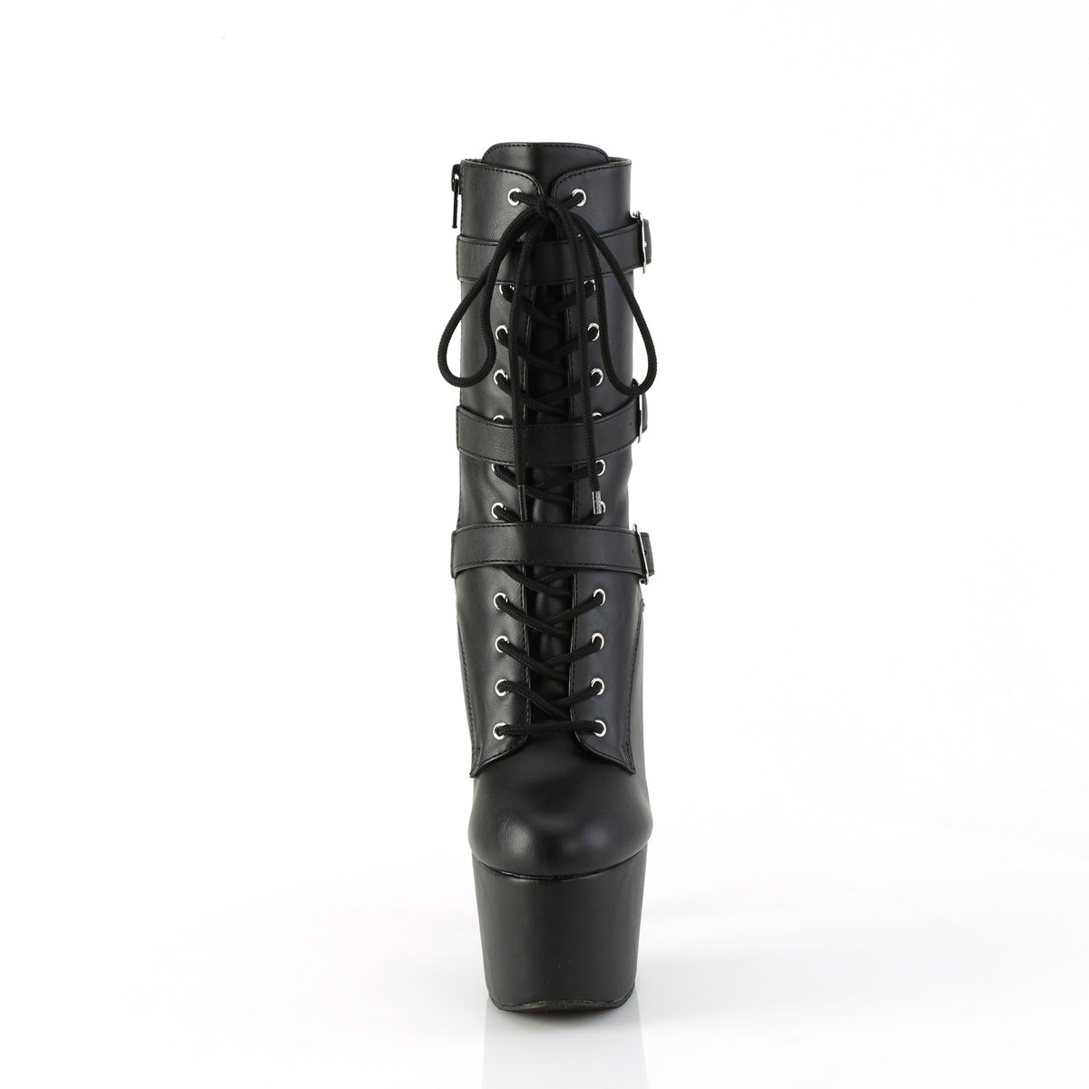 【PLEASER】ADORE-1043 シューズ Blk Faux Leather/Matching【取寄】
