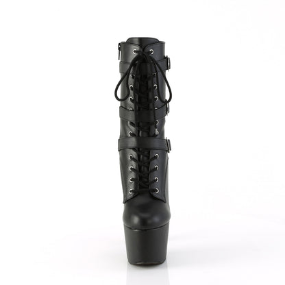 【PLEASER】ADORE-1043 シューズ Blk Faux Leather/Matching【取寄】