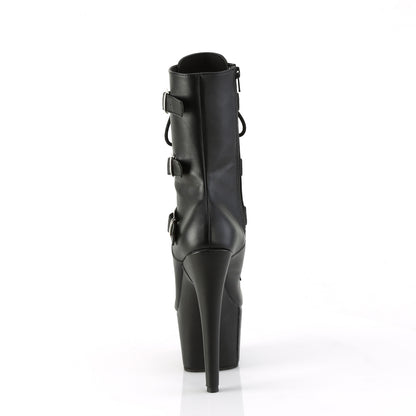 【PLEASER】ADORE-1043 シューズ Blk Faux Leather/Matching【取寄】