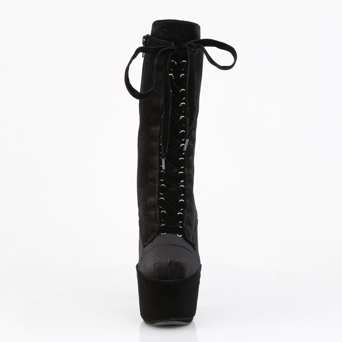 【PLEASER】ADORE-1045VEL シューズ Blk Velvet/Blk Velvet【取寄】