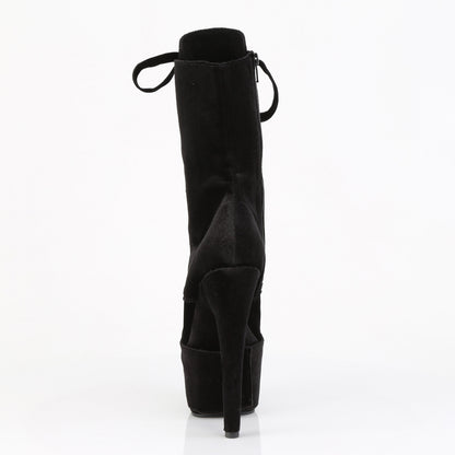 【PLEASER】ADORE-1045VEL シューズ Blk Velvet/Blk Velvet【取寄】
