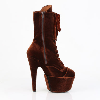【PLEASER】ADORE-1045VEL シューズ Brown Velvet/M【取寄】