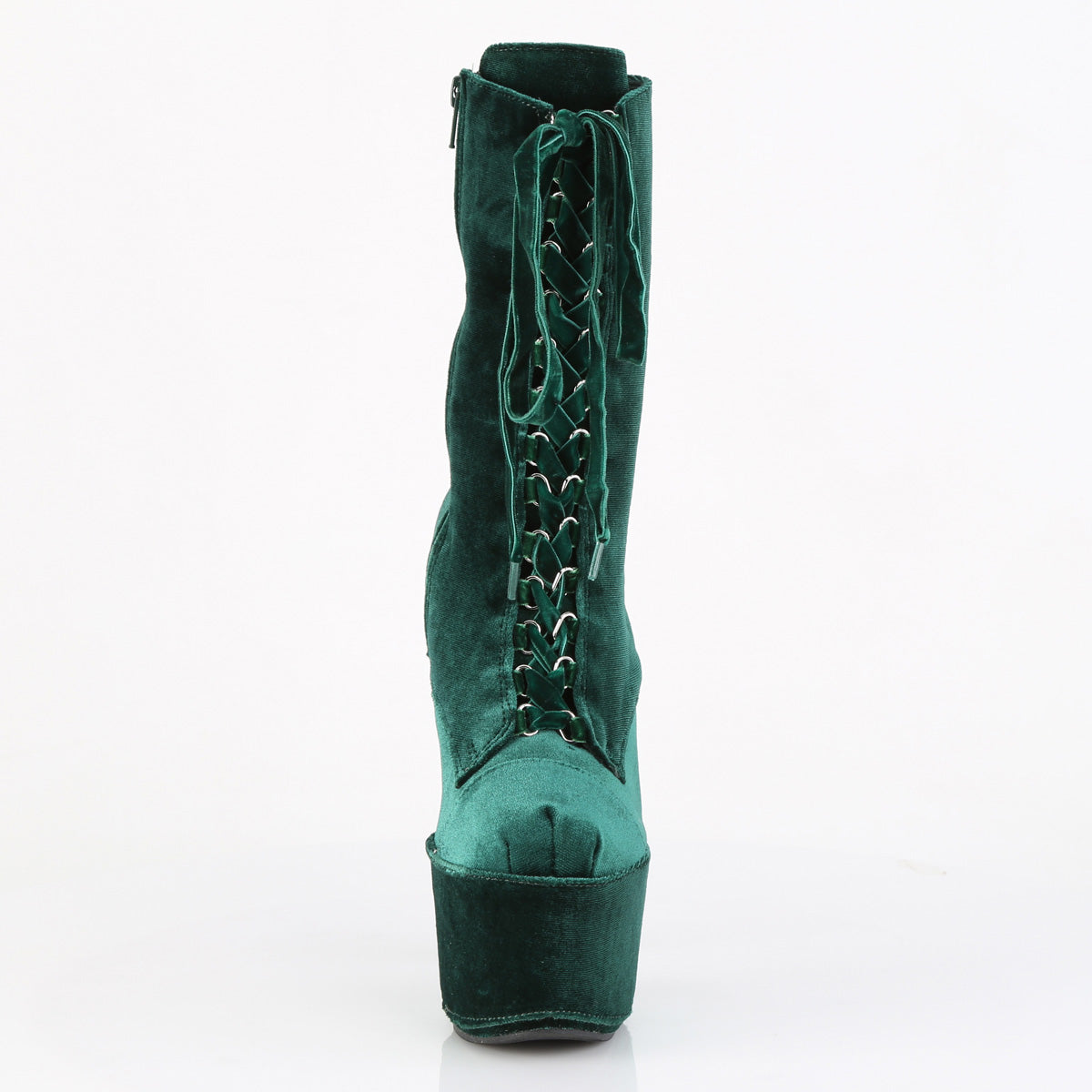 【PLEASER】ADORE-1045VEL シューズ Emerald Green Velvet/Emerald Green Velvet【取寄】