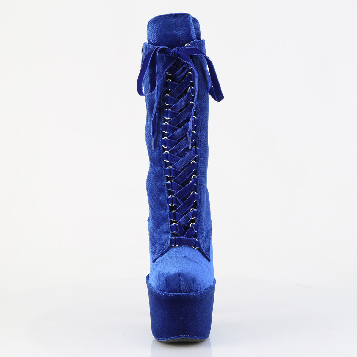 【PLEASER】ADORE-1045VEL シューズ Navy Blue Velvet/Navy Blue Velvet【取寄】