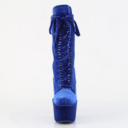 【PLEASER】ADORE-1045VEL シューズ Navy Blue Velvet/Navy Blue Velvet【取寄】