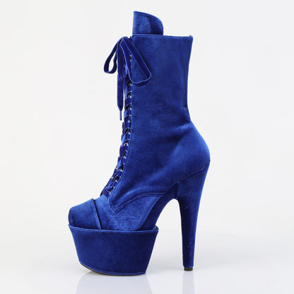 【PLEASER】ADORE-1045VEL シューズ Navy Blue Velvet/Navy Blue Velvet【取寄】