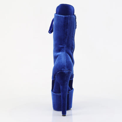 【PLEASER】ADORE-1045VEL シューズ Navy Blue Velvet/Navy Blue Velvet【取寄】