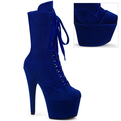 【PLEASER】ADORE-1045VEL シューズ Navy Blue Velvet/Navy Blue Velvet【取寄】