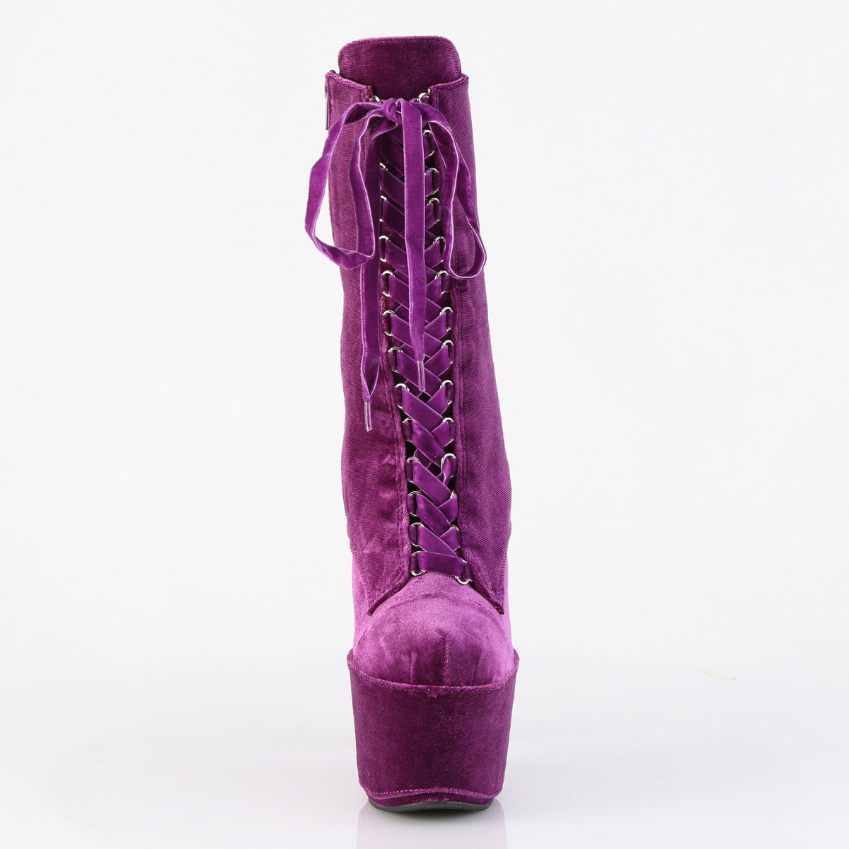 【PLEASER】ADORE-1045VEL シューズ Purple Velvet/Purple Velvet【取寄】